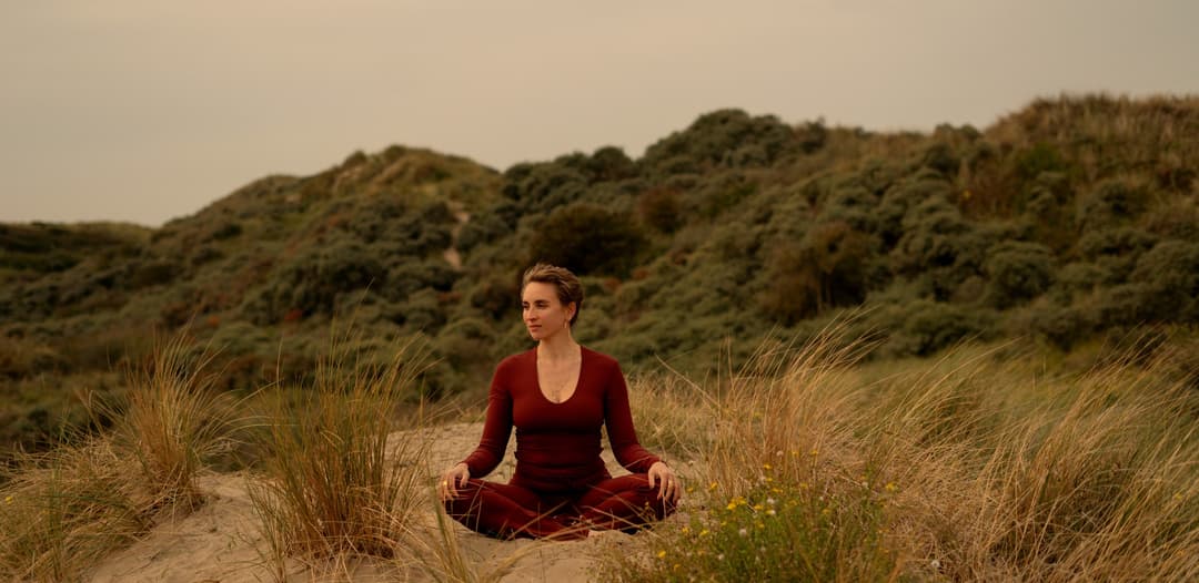 Lena in the dunes